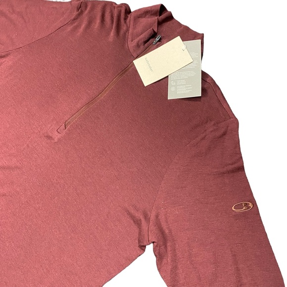 Icebreaker Men's Merino 175 Everyday Long Sleeve Half Zip Thermal Top Sz XXL New - Picture 4 of 12